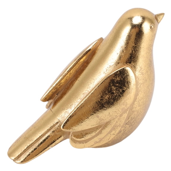 M Buder Gold Bird Statues Home Decorative Resin Bird Statue Modern Style Ornaments for Living Room Bedroom Office Desktop Type A Beautiful Figurine