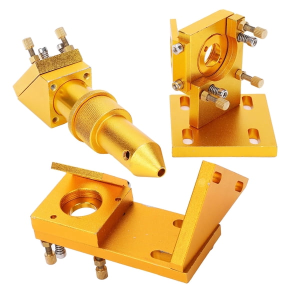 M Buder Golden Laser Engraving Machine Lens Frame Complete Head Set Focusing Bracket Accessories 50.8 mm / 2 inches