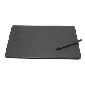 M Buder Graphics Drawing Tablet 10x6 Inches / 25.4x15.2 cm Large Active Area with 8192 Levels Battery-Free Stylus Pen 12 Customizable Hot Keys Digital Art Pad for PC Mac Android Painting Design