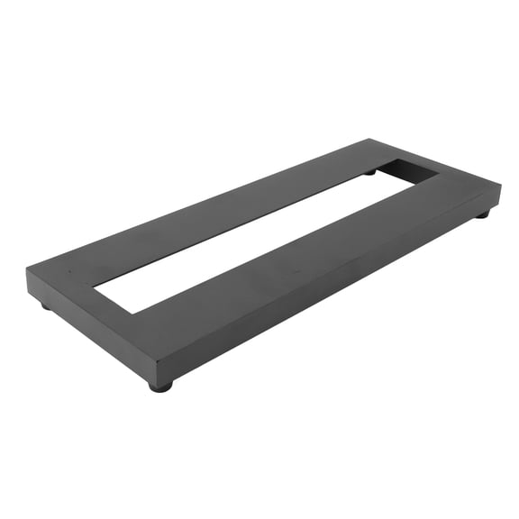 M Buder Guitar Pedal Board Aluminum Alloy Super Light for Effect with Carry Bag 15x5.7 inches / 38x14.5 cm Small Black Pedalboard