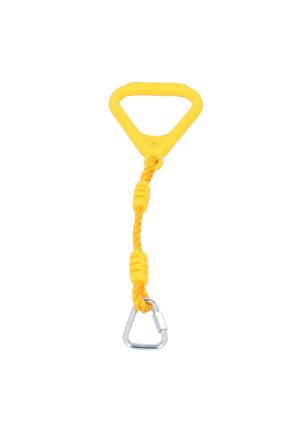 Gymnastic Swing Ring Strong Obstacle Course Swing Bar Climbing Rings Playground Training Equipment Yellow