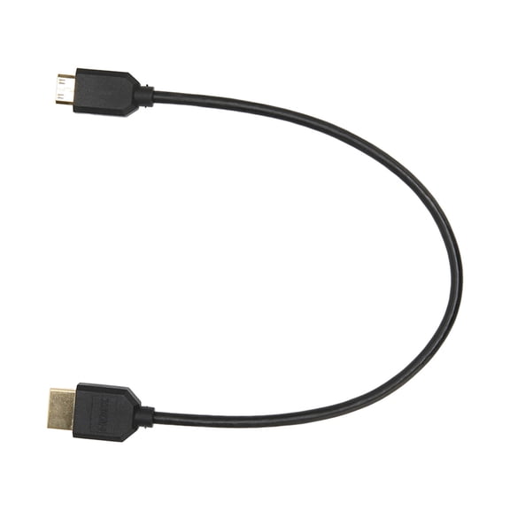 M Buder HD Multimedia Interface Extension Cable Micro 8K Mini HD Multimedia Interface Extension Cord for Laptop Tablet Phone Black 5.11 inches / 13.00 cm Premium ABS Wire