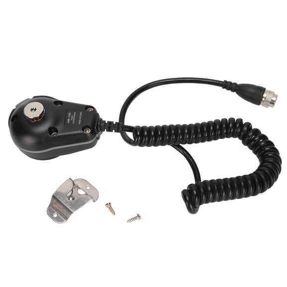 M Buder HM180 Walkie Talkie Microphone Shoulder Handheld Speaker Mic with Mounting Clip Replacement for Icom ICM700 Two Way Radio, 9.06 inches / 23.00 cm