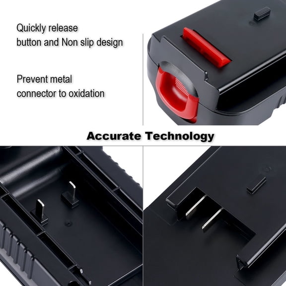M Buder HPA1820 20V MAX to 18V Battery Adapter Replacement for Cordless Power Tools Convert 20V Lithium-ion to 18V MH-Ni Compact Converter Base High Performance Accessory