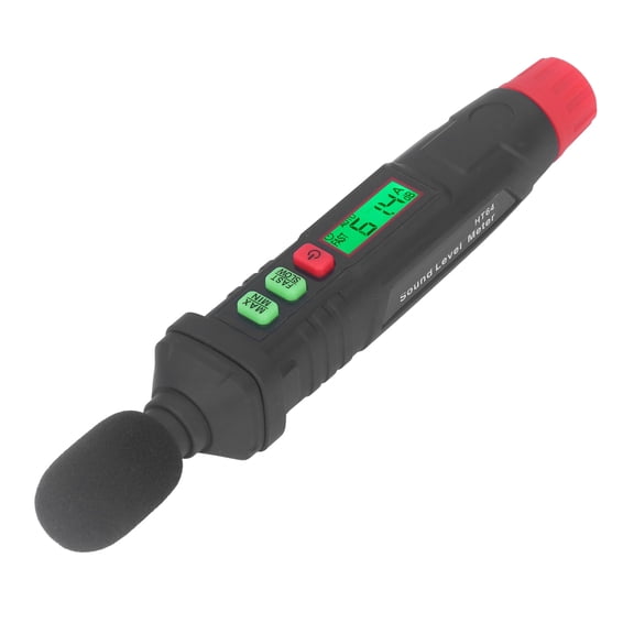 M Buder HT64 Mini Portable Sound Pressure Level Meter Decibel Noise Detection 30dB~130dB with Backlit Display 8.66 inches / 22 cm