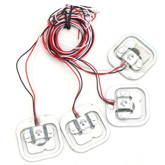M Buder HX711 Module 4 Pcs Personal 50Kg Half Bridge Strain Gauge Weighting Sensor Set High-Accuracy Electronic Scales Load Cell Kit For DIY Projects