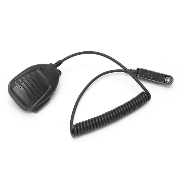 M Buder Hand Microphone Speaker for BAOFENG A58 BF-9700 UV-9R Plus GT-3WP R760 82WP 2-Way Radio Walkie Talkie Accessory, Black