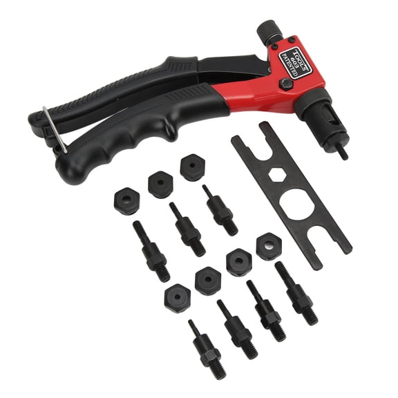 M Buder Hand Rivet Nut Kit Manual Riveter Heavy Duty Metal Nutsert Tool with M3 M4 M6 Mandrels