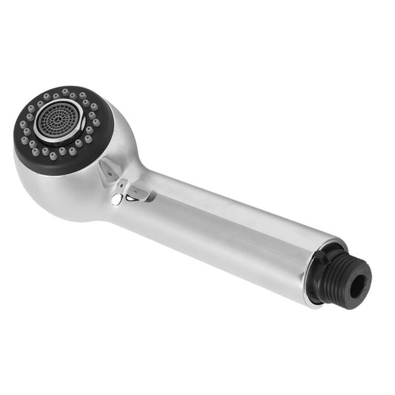 M Buder Handheld Shower Head Spray Replacement for Bathroom and Kitchen Sink Faucet Tap, 2 Spray Modes Rain and Bubbles, G1/2 Connection, Anti-Clog Nozzles, ABS Material, 6.89 in / 175 mm Length