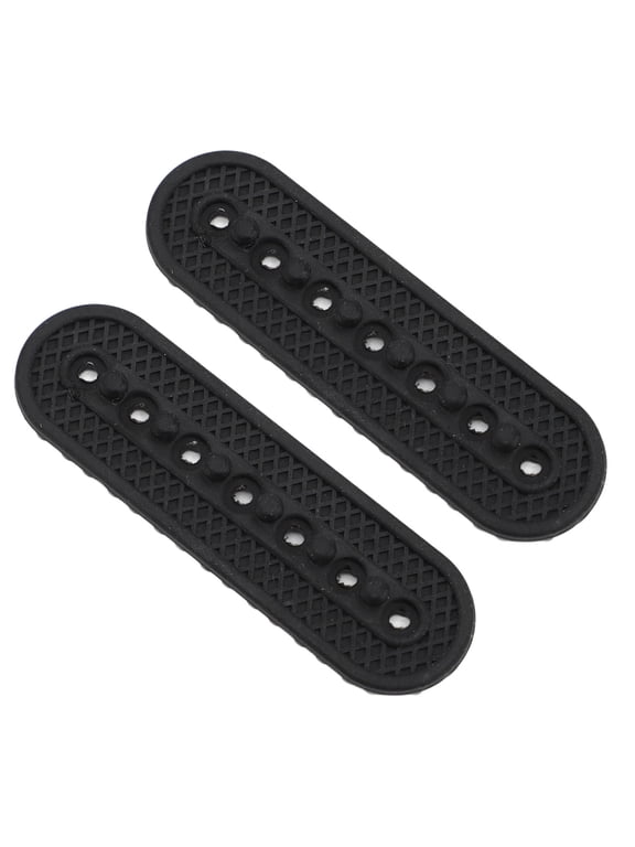 Hat Extender, Silicone Snapback Replacement Strap for Baseball Caps, 2 Pieces, Black