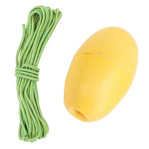 M Buder Heavy Duty Float Rope and PVC Buoyancy Ball - High Visibility Safety Marker for Kayaks, Dinghies, and SUPs