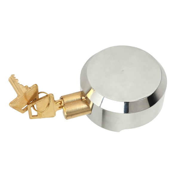 M Buder Hidden Shackle Padlocks High Security Prying Resistant Trailer Door Puck Lock with 2 Keys