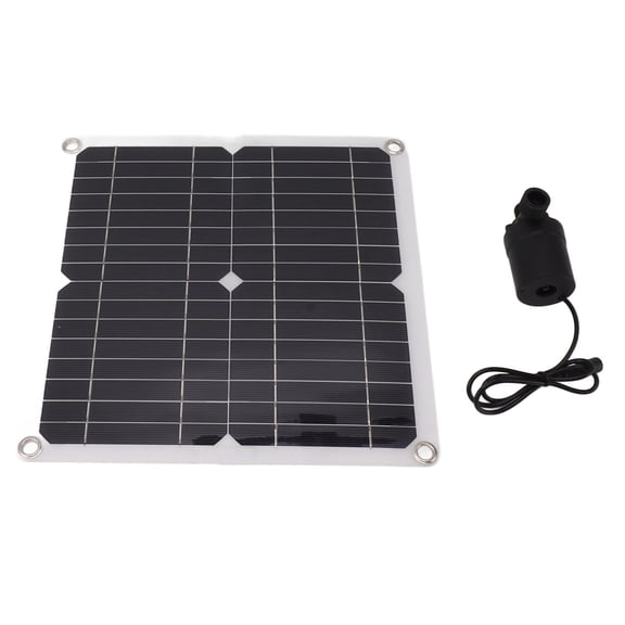 M Buder High Efficiency Solar Water Pump Kit for Fountains and Ponds, DC12V 22W Flower Irrigation Submersible Pump System with 100W Solar Panel (11.2 inches / 28.5 cm)