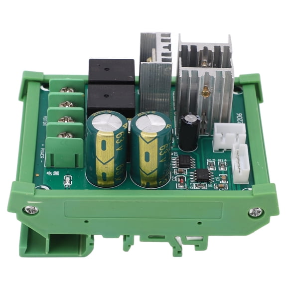 M Buder High Power PWM DC Motor Speed Controller Module, 12V-55V 20A DIN Rail Mount Digital Motor Governor for Industrial Automation
