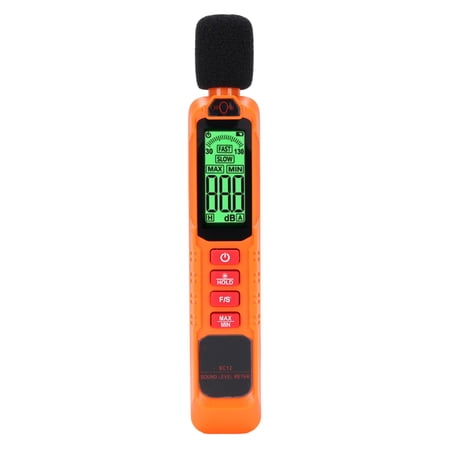 M Buder High Precision Digital Sound Level Meter with A Weighting Backlight Screen, Portable Noise Decibel Tester for Home, Factory & Construction Site, Easy Environmental Audio Measurement Tool
