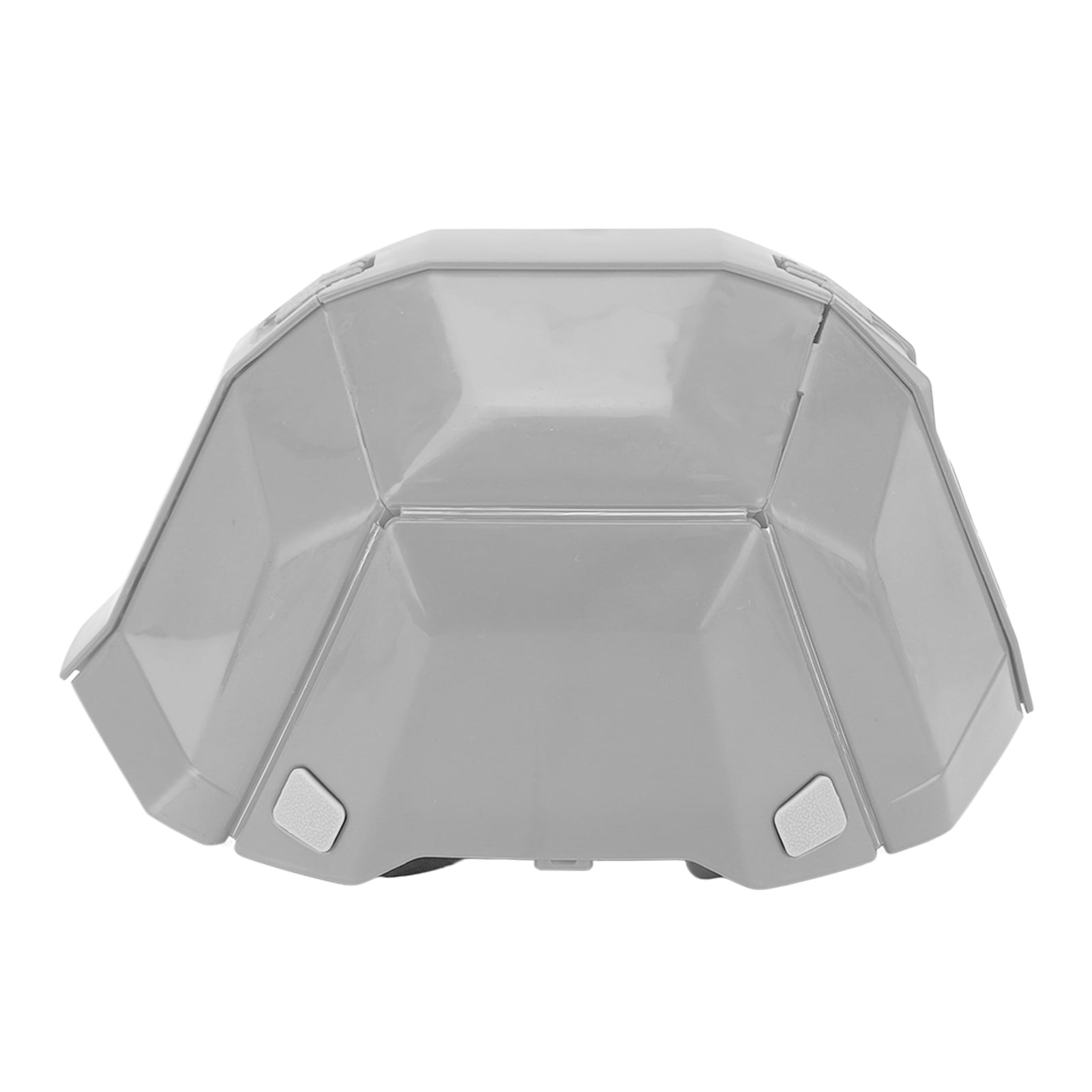 M Buder High Strength Plastic Foldable Helmet Portable Head Protection Safety Hard Hat for Outdoor Work Sports Travel Emergency Rescue (13.7 inches / 35 cm), Grey Color, 1 Pack
