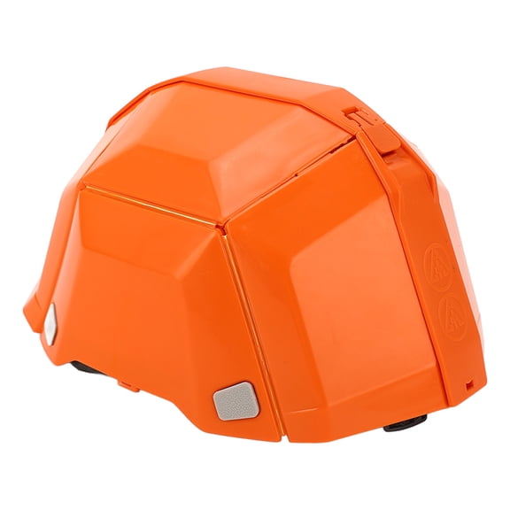 M Buder High Strength Plastic Foldable Helmet Portable Head Protection Safety Hard Hat for Outdoor Work Sports Travel Emergency Rescue (14.5 inches / 37 cm), Orange Color, 1 Pack