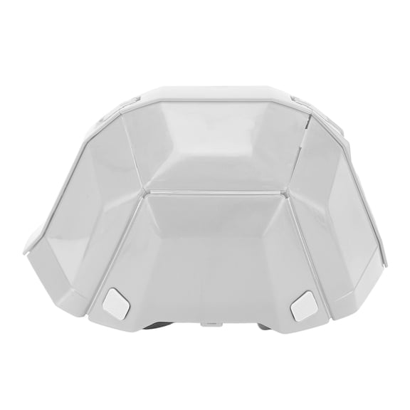 M Buder High Strength Plastic Foldable Helmet Portable Head Protection Safety Hard Hat for Outdoor Work Sports Travel Emergency Rescue (15.7 inches / 40 cm), White Color, 1 Pack