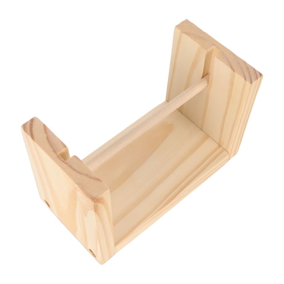 M Buder Horizontal Yarn Holder 7.87 inches / 20 cm Spindle Wooden Yarn Dispenser Stand for Sewing Quilting Crocheting Knitting Hair Braiding DIY Craft Tool