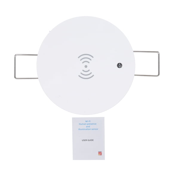 M Buder Human Presence Sensor Detect Human Presence None Status Body Motion Detector BT5.0 2.4GHz WiFi Connect No Hub Required Ceiling Mount 2.36 inches / 6 cm