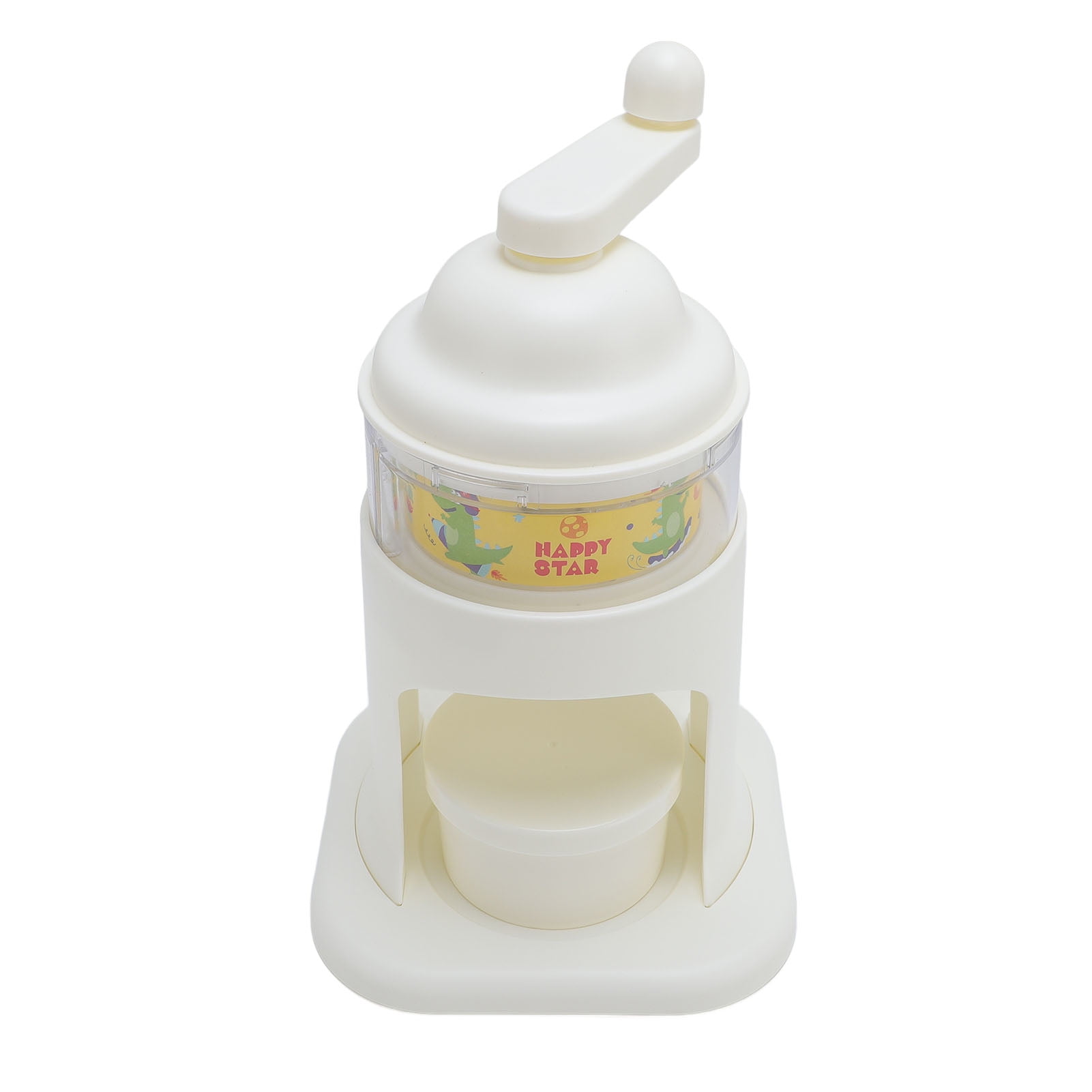 M Buder Ice Shaver Kids Cartoon Portable Hand Crank Ice Crusher Snow Cone Machine for Home 6.9x6.7x11.2 inches / 17.7x17x28.4 cm