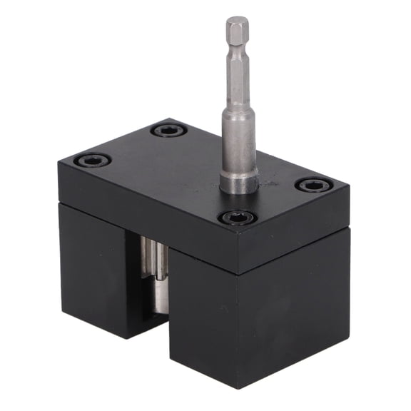 M Buder Impact Power Assisted Crimper, Stainless Steel Duct Swaging Tool, High Efficiency Metal Pipe Crimper for HVAC and Engineering Projects, Black Finish, Compact Size 6.69 inches / 17.00 cm