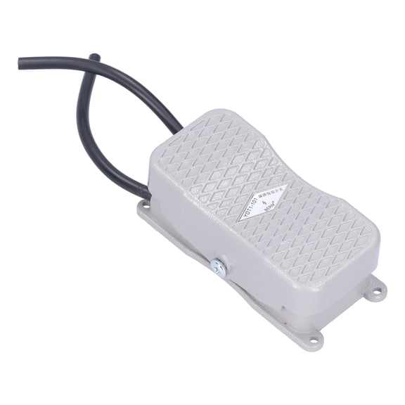 M Buder Industrial Foot Pedal Switch Metal Non-Slip On Off Controller 10A 250V YDT1-101 Heavy Duty Automation Control Pedal