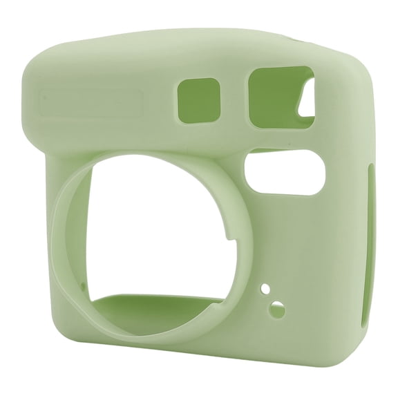 M Buder Instant Camera Silicone Protective Case for SE Wear Fall Resistant Soft Shell Pure Color Green, Easy to Clean Cover, 12 inches / 30.4 cm[cite: 1]