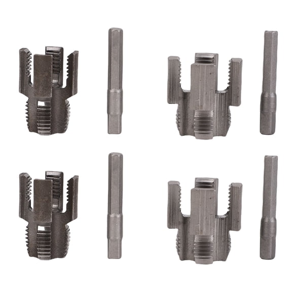 M Buder Integrated Internal External Pipe Threading Tool Set 20Pcs 1/2in DN15 3/4in DN20 Pipe Thread Cutter for PPR PVC Plastic MPP Tube