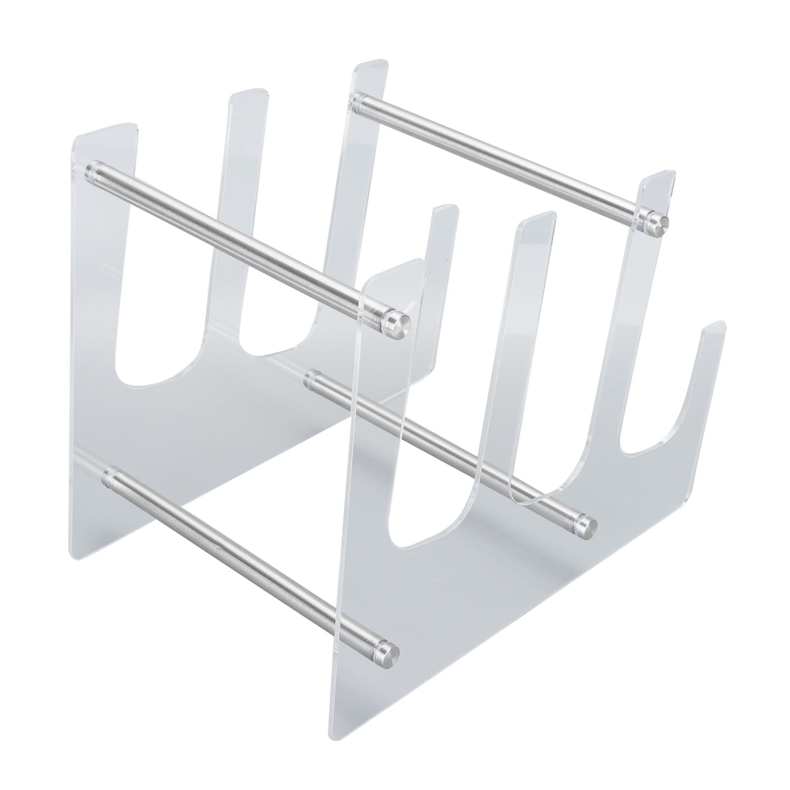M Buder Keyboard Display Stand 3 Tier Acrylic Desk Keyboard Storage Holder for Mechanical Gaming Keyboard, Transparent (12.2 inches / 31 cm)