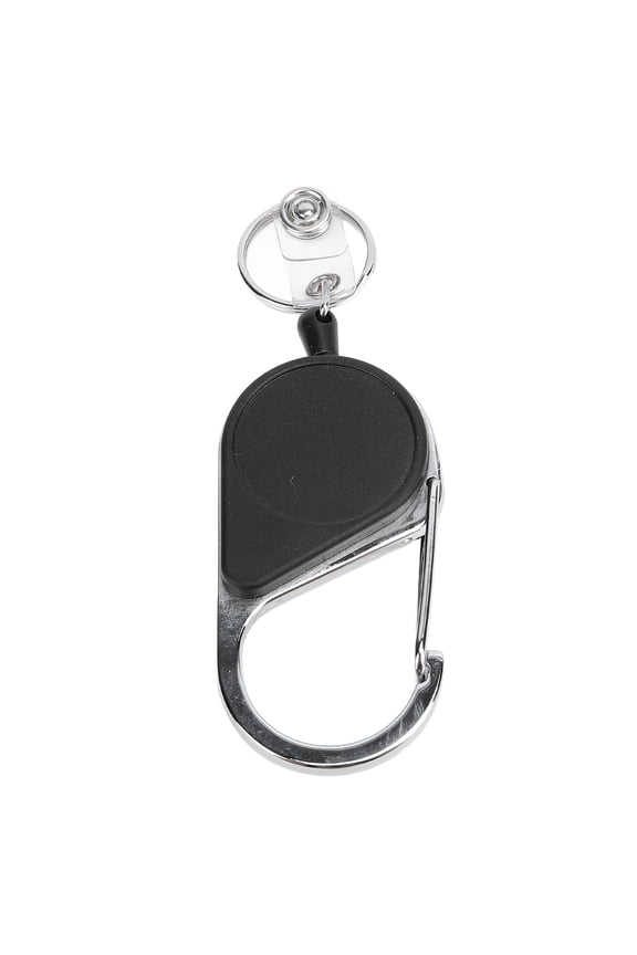 Keychain Retractable ABS Anti Theft Anti Loss Nylon Cord Key Ring (4.72 inches / 12 cm)