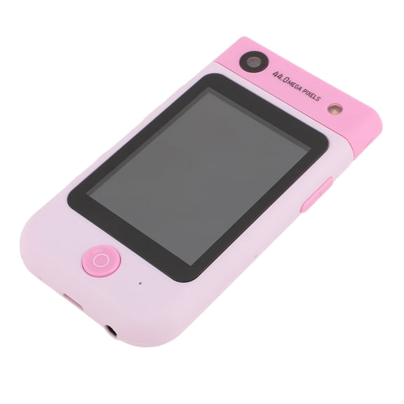 M Buder Kids Smart Phone 2.8in IPS Touchscreen 48MP 1080P HD Digital Camera with Flip Lens (5.5 in / 14 cm), Pink Rabbit