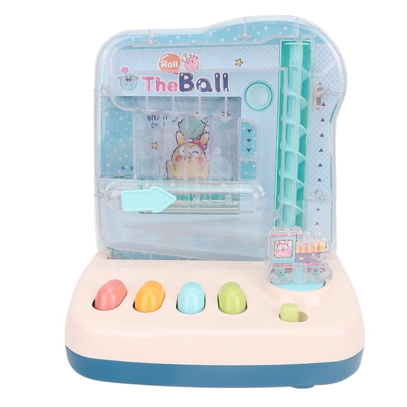 M Buder Kids Track Ball Game Machine Educational Puzzle Rolling Ball Toy Interactive Enhance Logical Thinking Blue