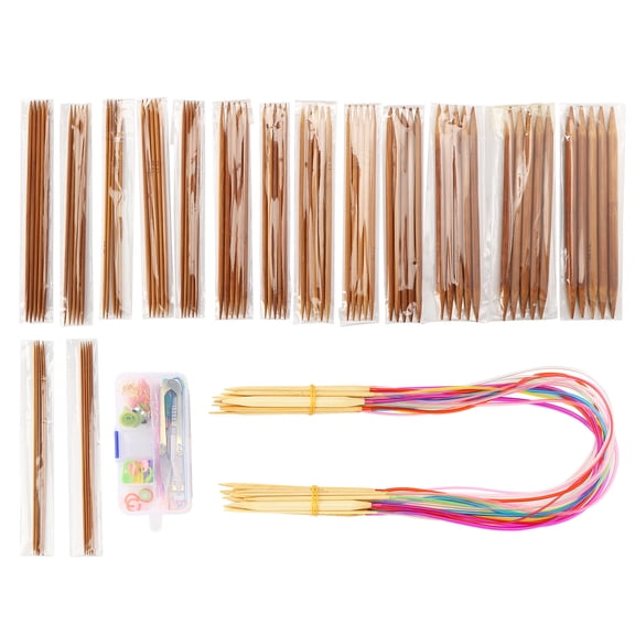M Buder Knitting Needle Set Circular Pin Stick Metal Stitch Buckle Kit Needlework Suture Accessories
