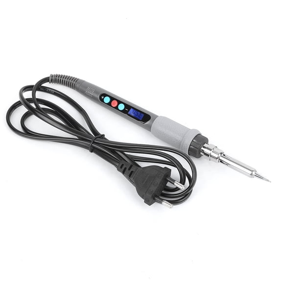 M Buder LCD Digital Display Electric Soldering Iron, 60W 220V Temperature Adjustable Welding Tool, Fast Heating Ceramic Heater for Home Improvement, Electronics Repair and DIY Projects
