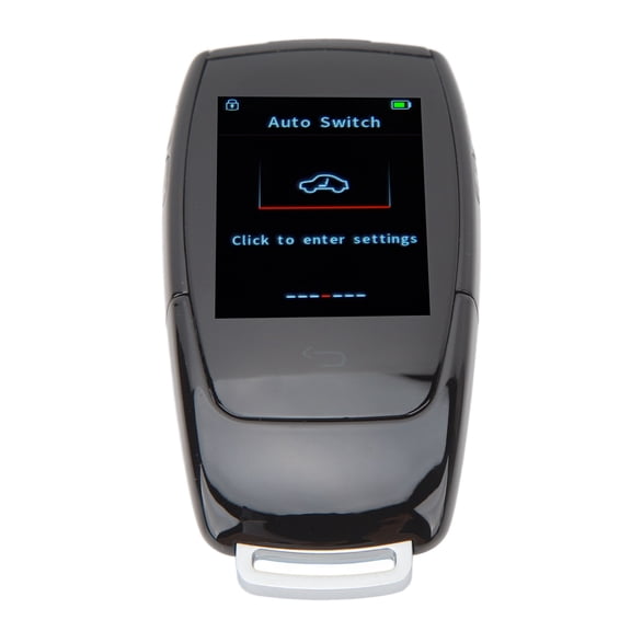 M Buder LCD Screen Smart Key Comfortable Keyless Entry Auto Lock Bluetooth 5.0 Universal for One Click Start Car Black