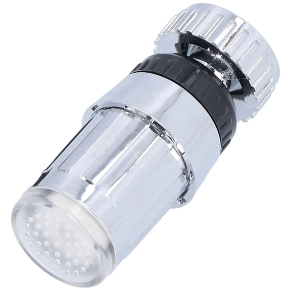 M Buder LD8001-B6 LED Faucet Light 3-Color Temperature Control 360 Degree Rotating Sprayer Attachment for Kitchen & Bath Sinks