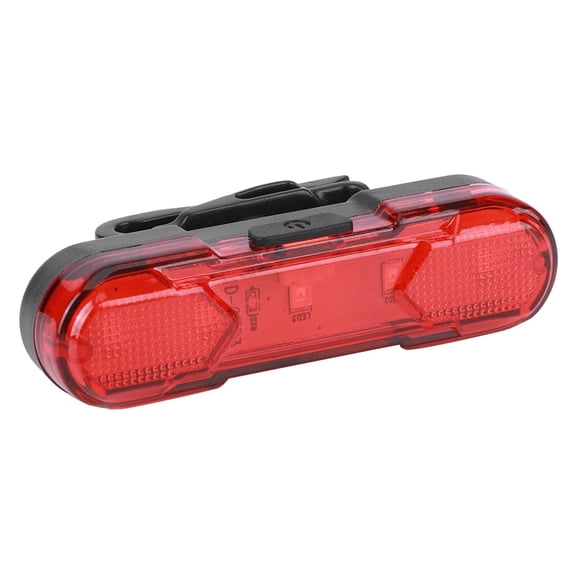 M Buder LED Bike Tail Light USB Rechargeable Mountain Bicycle Cycling Safety Warning Rear Light, Red (2.8 in / 70 mm)