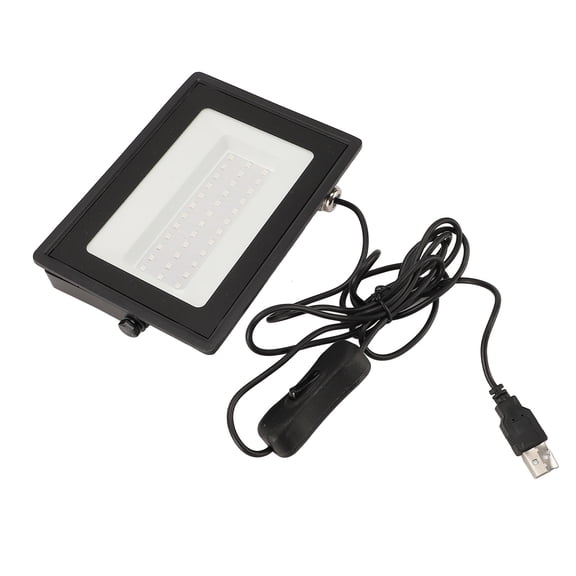 M Buder LED Black Light Party UV Lamp IP66 Waterproof Aluminium Alloy Shell USB 5V for Halloween Festivals Body Painting Fluorescent Poster Dance Glow Party Decoration 10.86 oz