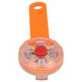 thumbnail image 1 of M Buder LED Dog Light Pendant USB Rechargeable IPX7 Waterproof 3 Light Modes Collar Safety Light, Orange (1.5 inches / 3.8 cm), 1 of 9