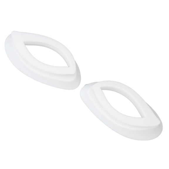 M Buder LED Photon Facial Cover Eye Cover Silicone Protective Eye Patch Face Guard Device Accessory Universal Replacement For Skin Rejuvenation Treatments, White