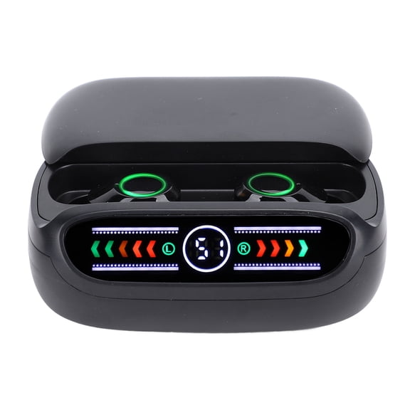 M Buder Language Translator Earbuds 144 Online Translation Languages Bluetooth 5.3 Wireless Device with APP for Android/iOS Music Playback & Calls Black (4.33 inches / 11 cm)