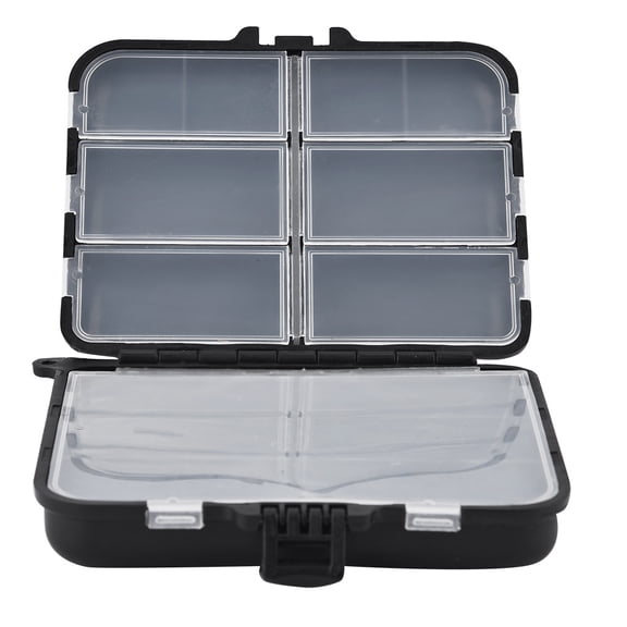 M Buder Large 9-Compartment Fishing Tackle Box Waterproof Hook Lures Accessories Storage Case 12 inches / 30.5 cm