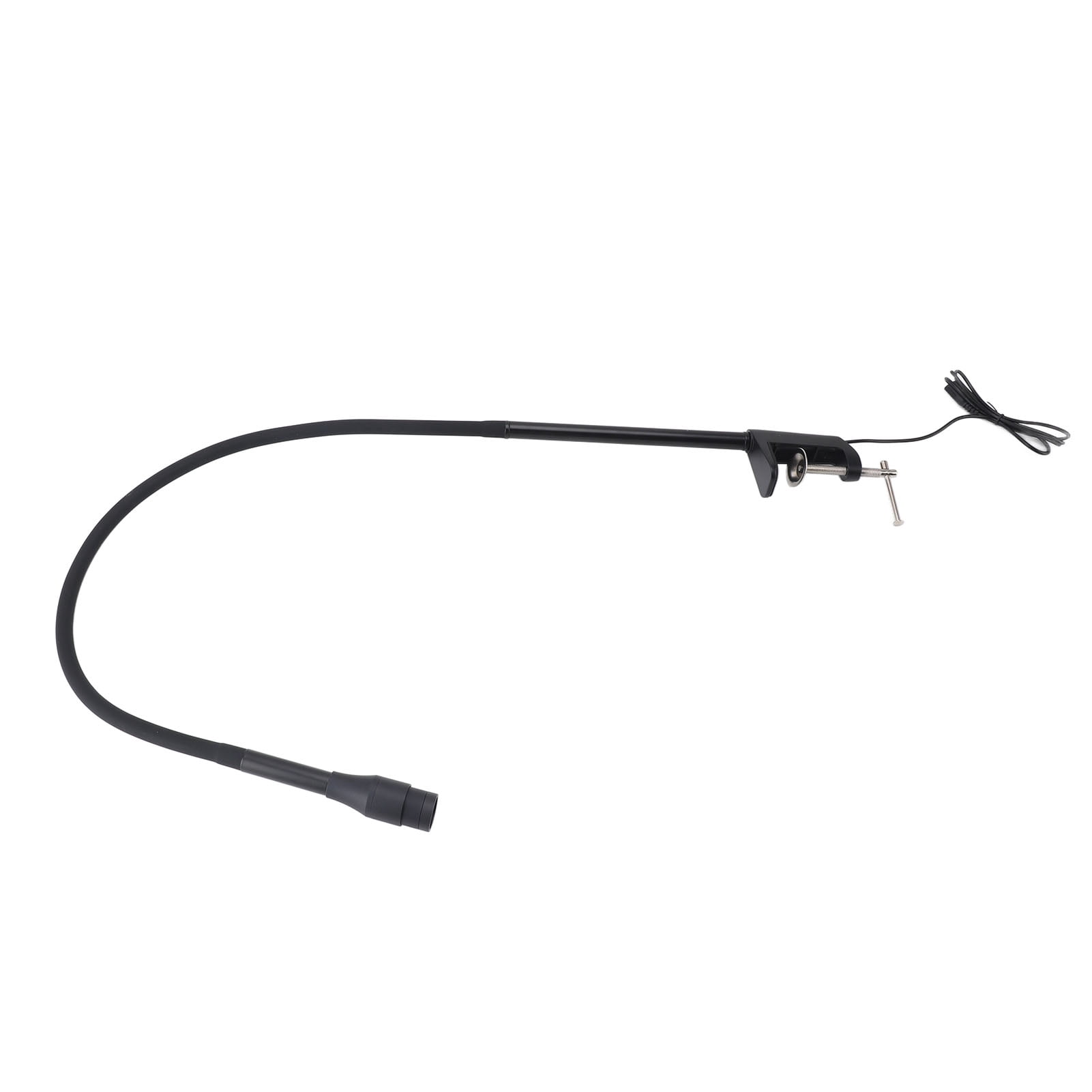 M Buder Lash Extension UV Lamp Gooseneck LED Adjustable Spot Size with Clamp & Foot Pedal Switch, 5W 395-400nm UV Nail Light for Gel Curing, Corded Electric Nail Dryer, Black