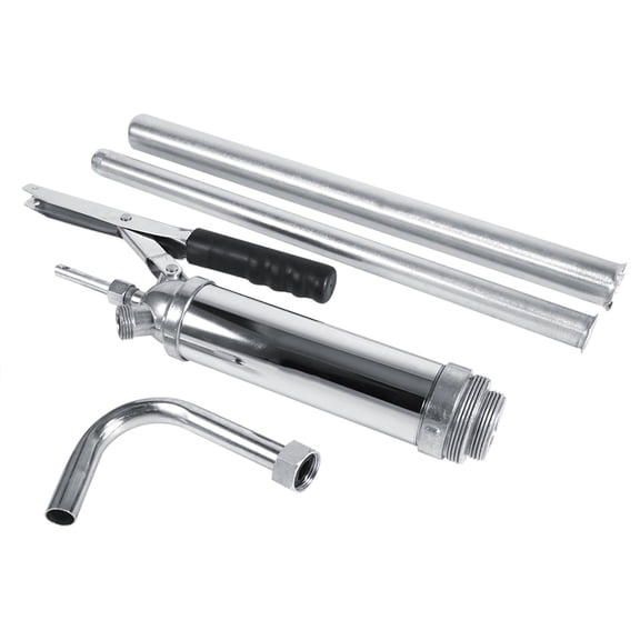M Buder Lever Action Barrel Drum Pump Heavy-Duty Cast Iron Diesel Fuel Oil Transfer Hand Operated Extractor Pump with Telescopic Suction Tube Dispenser, 30.7 inches / 78 cm Height