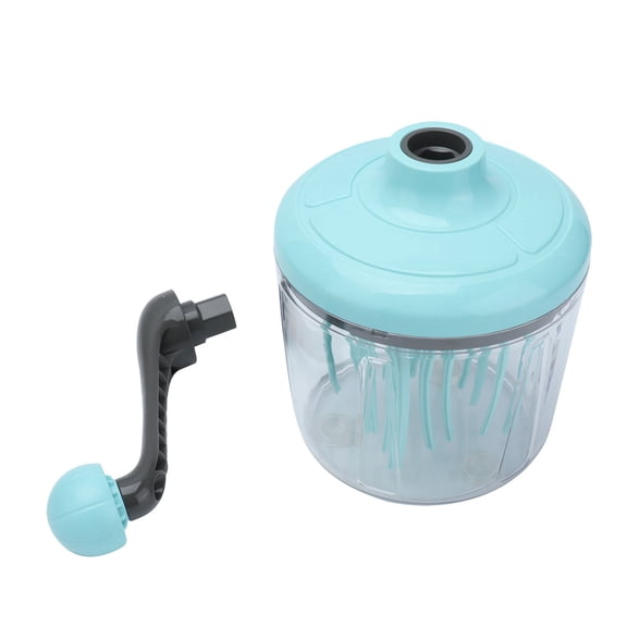 M Buder Light Green Manual Handheld Egg Beater with Detachable Non-Slip Handle Premium PP Plastic Cream Whisk Tool for Home Kitchen Baking and Cooking 4.92 inches / 12.5 cm
