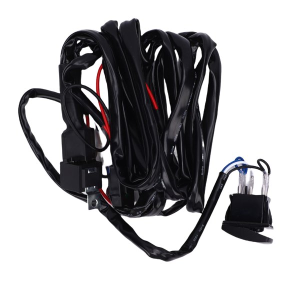 M Buder Lighting Control Switch Wiring Harness Kit Fit for Polaris RZR SUV UTV ATV, 160W 16AWG Rocker Switch Relay Fuse, 118.11 inches / 3 m