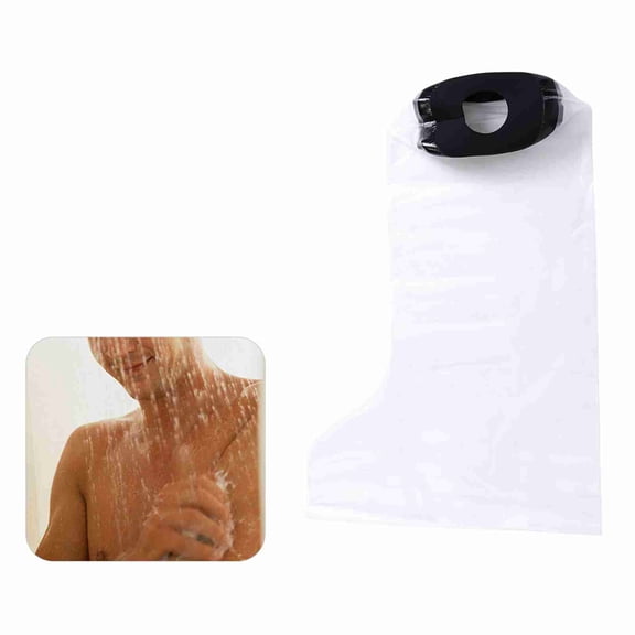 M Buder Long Leg Cast and Wound Cover for Shower and Bath, Water Resistant Adult Leg Protector, IPX6 Sealed Foot Knee Sleeve for Injury Recovery, Reusable and Comfortable, 25.59 inches / 650 mm