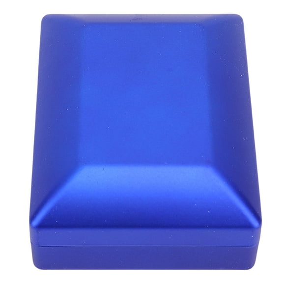 M Buder Luxury LED Pendant Necklace Gift Box Jewelry Display Velvet Interior Light Up Necklace Box for Proposal Engagement Wedding Anniversary Blue 3.5 x 2.8 x 1.3 inches