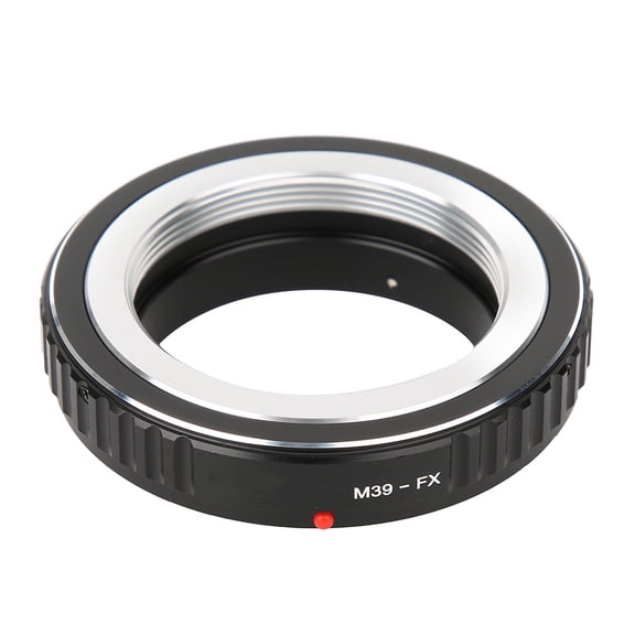 M Buder M39-FX Lens Mount Adapter Ring for Zenit M39 Mount Lenses to Fujifilm FX Mount Mirrorless Cameras - Precision Aluminum Alloy Construction (8 x 8 x 2 cm / 3.15 x 3.15 x 0.79 inches)